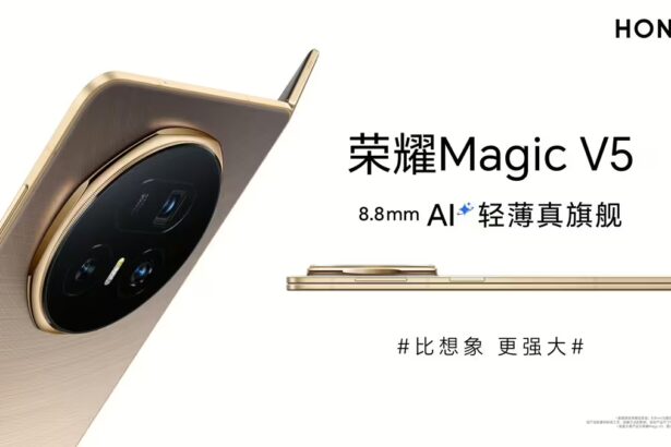 Honor Magic V5 išvaizda 2