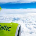 Latvijos oro skrydžių bendrovė airBaltic / Pandora Pictures / Shutterstock.com