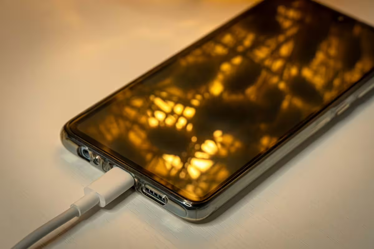 Telefono krovimas naktį