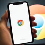Chrome naršyklė telefone / nikkimeel / Shutterstock.com
