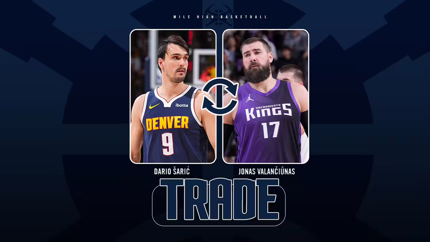 Dario Šarić ir Jonas Valančiūnas / NBA nuotr.