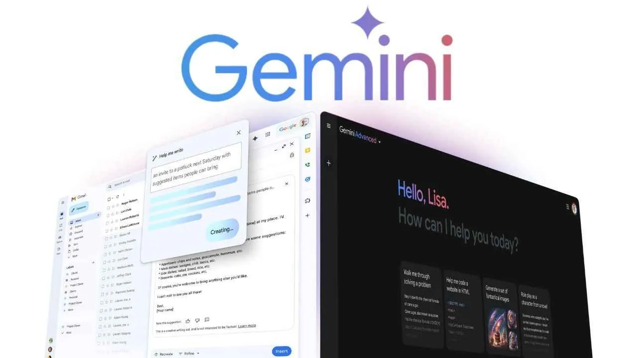 Gmail Gemini santraukos