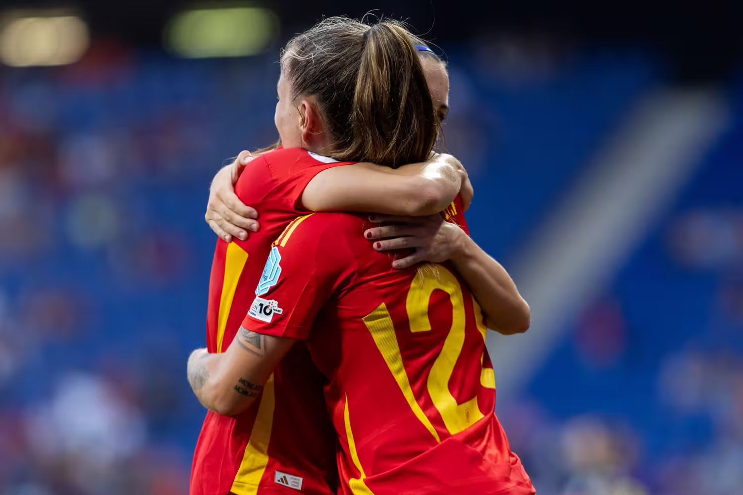 Ispanijos moterų futbolo rinktinės laimės akimirkos / Marta Fernandez Jimenez / Shutterstock.com