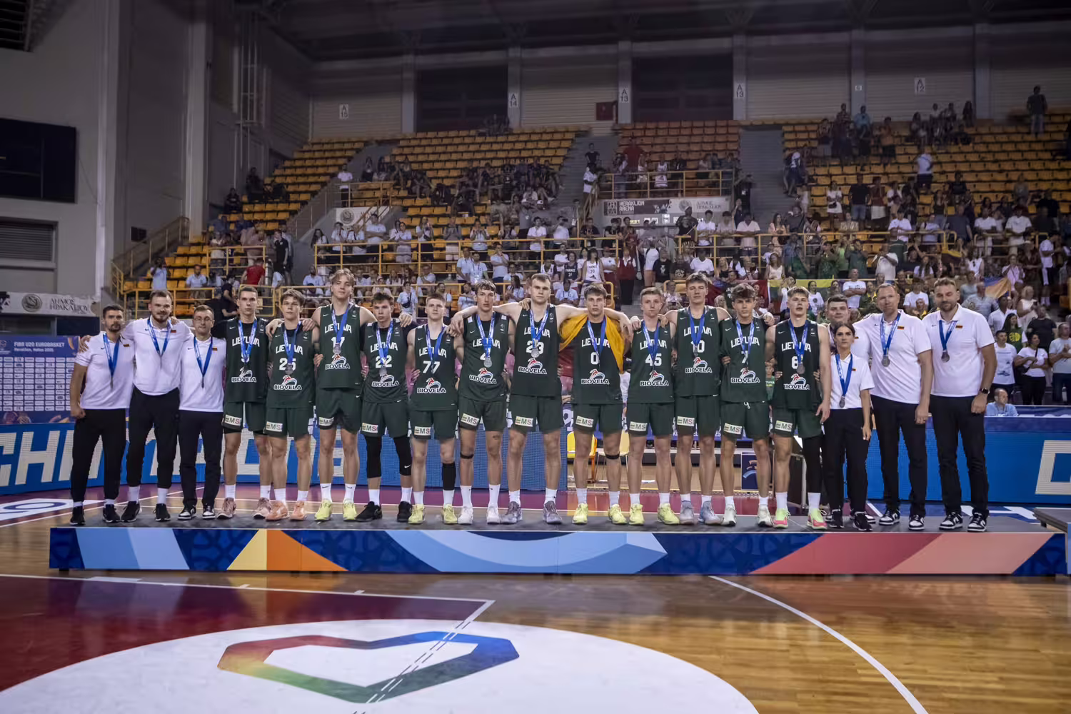 Lietuvos U20 rinktinė / FIBA nuotr.