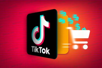 TikTok Shop prekyba / Iliustracija Jackie Lay / NPR (hjackielay.com)