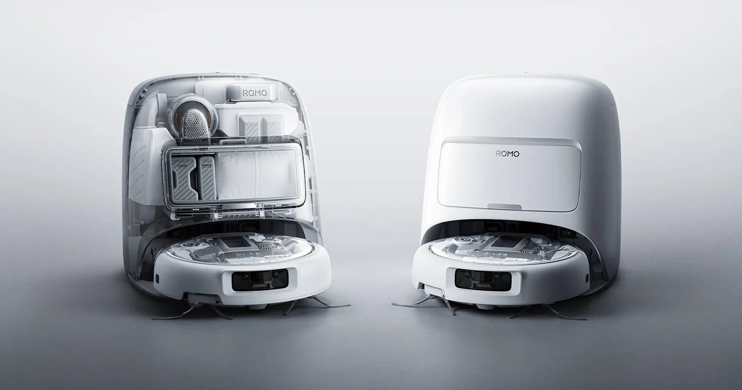 DJI Romo robotai siurbliai