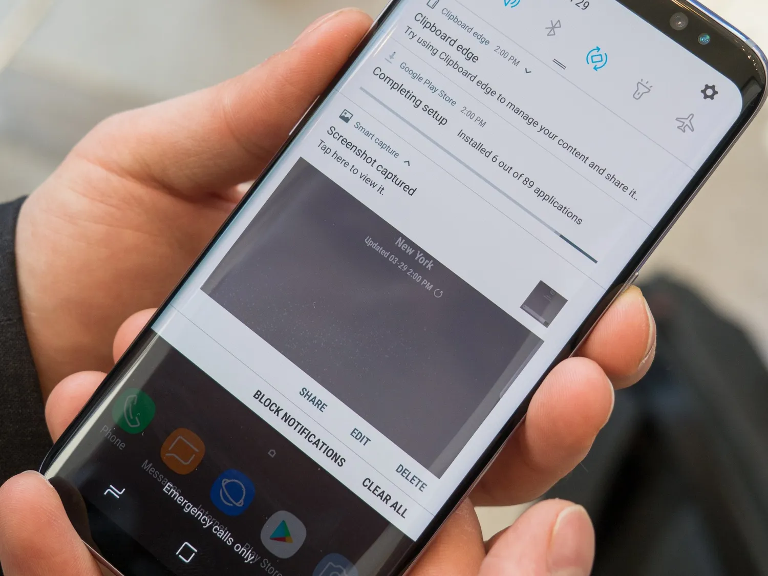 Ekrano kopija Samsung