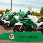 Policijos reidai rugpjūčio mėnesį