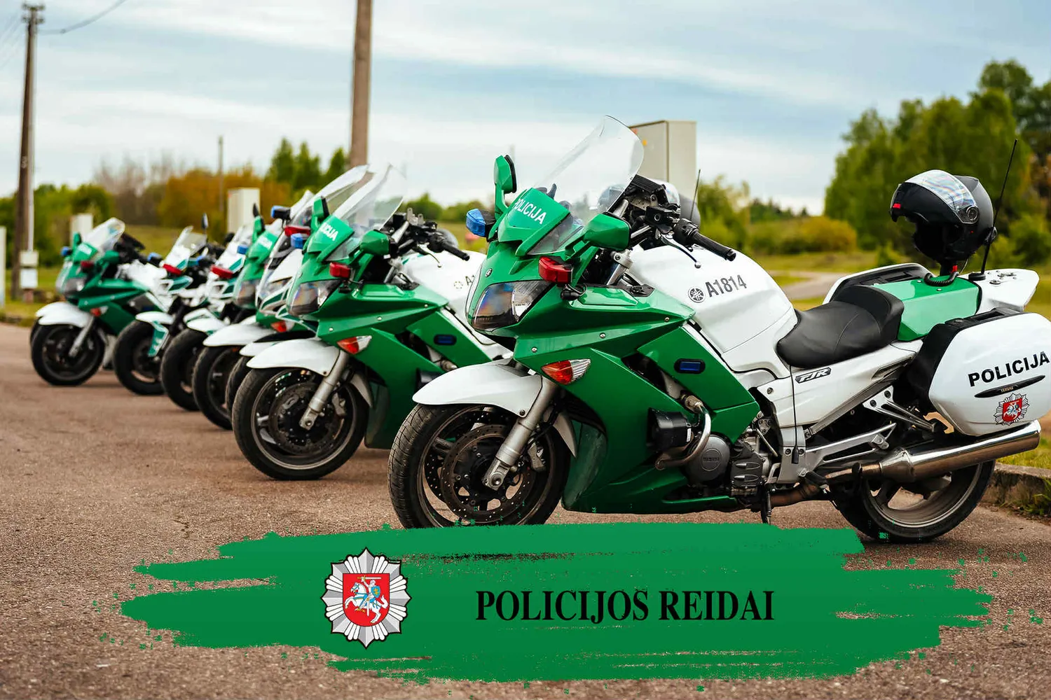 Policijos reidai rugpjūčio mėnesį