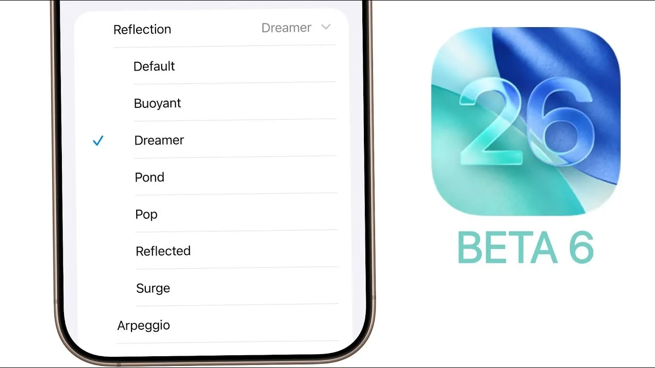 IOS 26 Beta 6