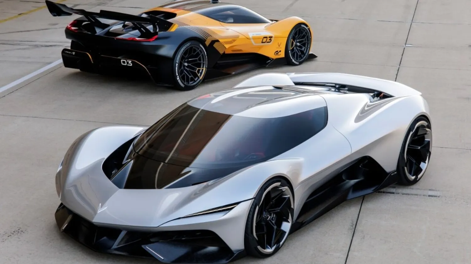 „Corvette CX“ ir „CX.R“ koncepciniai automobiliai