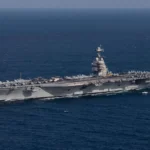 USS Gerald R. Ford / https://commons.wikimedia.org/wiki/File:USS_Gerald_R._Ford_(CVN-78)_underway_in_the_Atlantic_Ocean_on_9_October_2022_(221009-N-TL968-1248).JPG