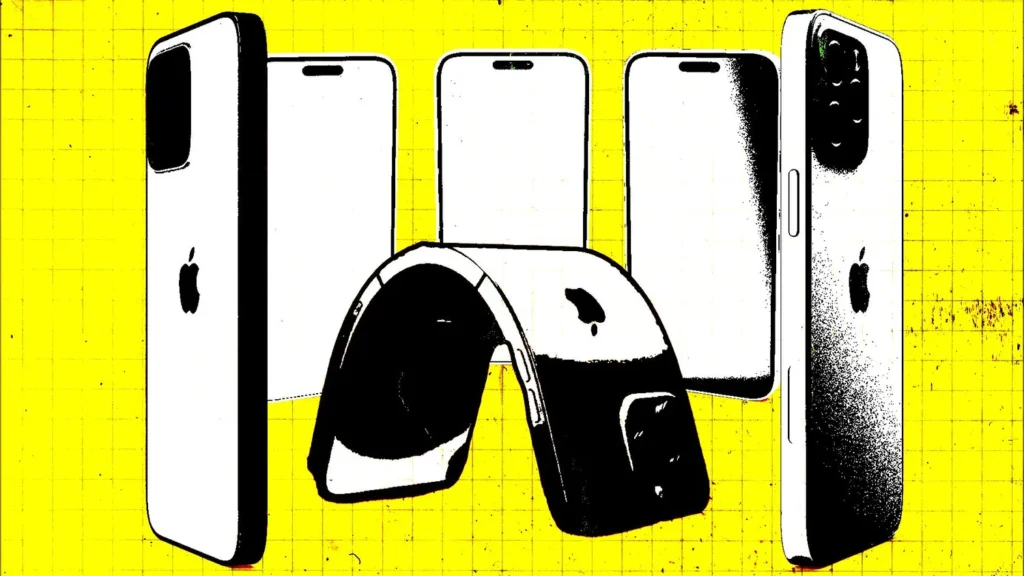 Sulenkiamas Iphone Ekranas / Nuotrauka: theinformation.com (Brave)