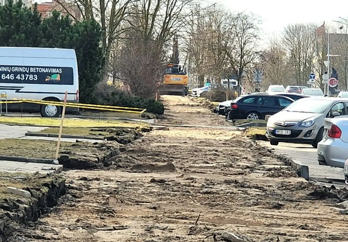 Radviliškyje Tiesiami Atnaujinami Pėsčiųjų / Nuotrauka: sc.bns.lt