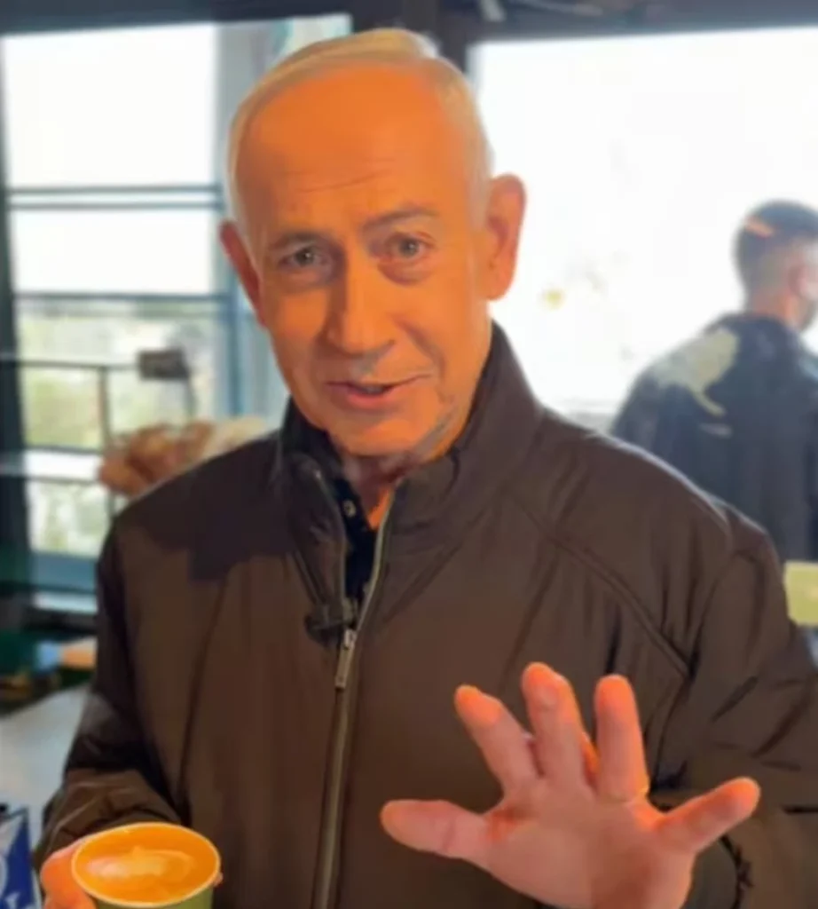 Image Netanyahu Podczas Wystąpienia / Nuotrauka: polskiobserwator.de