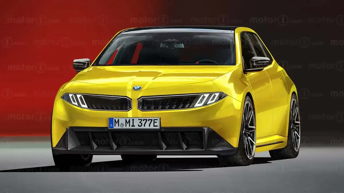 bmw m3 elettrica 2026 il render di motor1.com