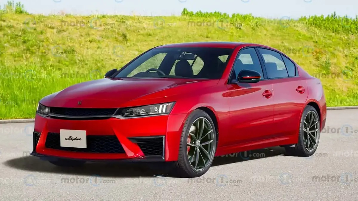 nissan skyline rendering by motor1