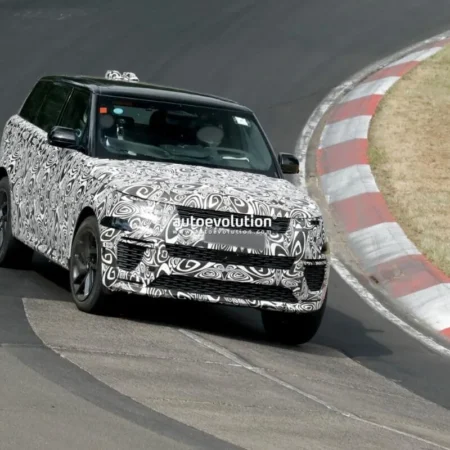 spy photos 2027 range rover sport facelift drops some camo to reveal production ready front end 2
