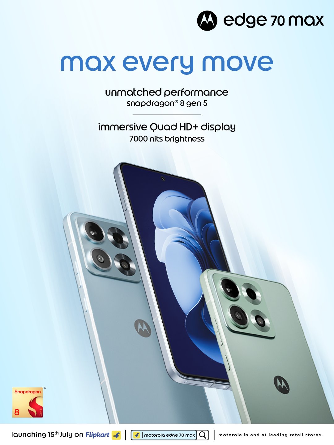„Motorola“ paskelbė „Edge 70 Max“ 2
