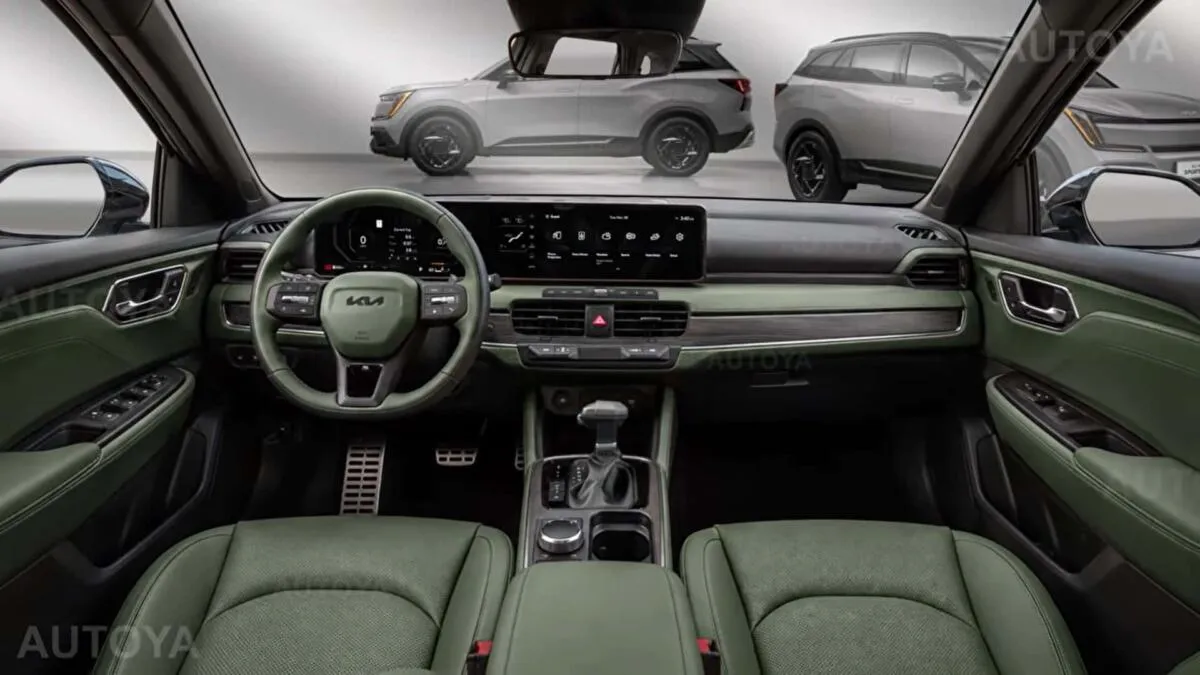 2028 kia sportage compact cuv gets rendered way ahead of time in many colors both inside outside 15 1