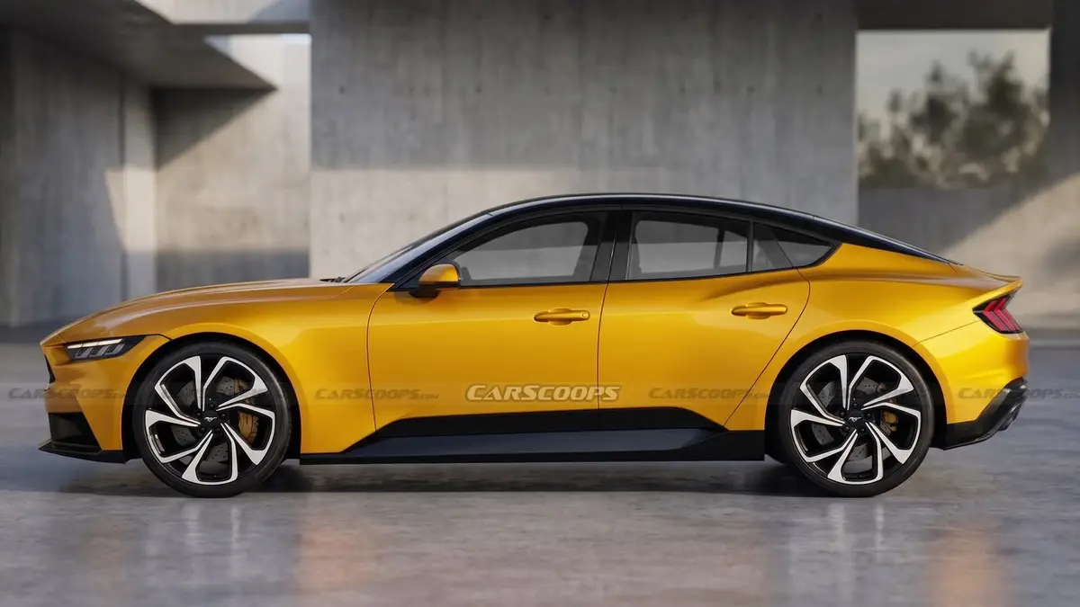 Ford Mustang Sedan Rendering 1s