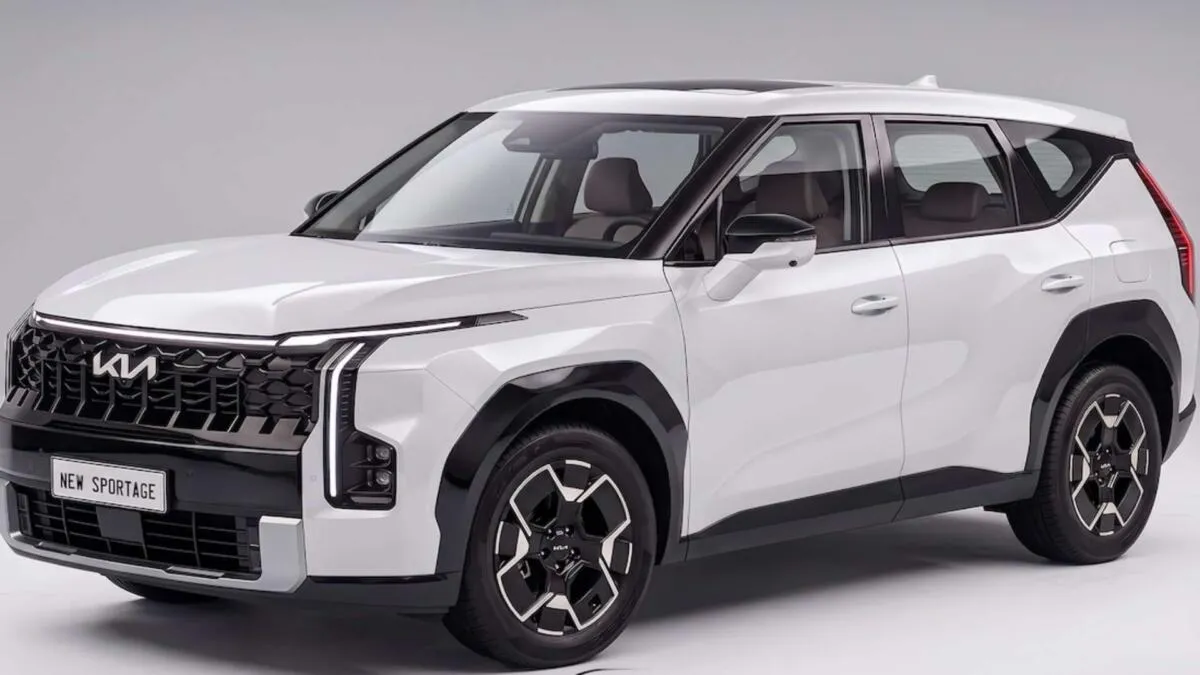 Next gen Kia Sportage NQ6 rendering white