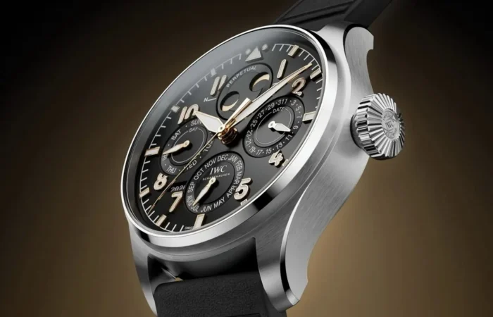 iwc big pilots watch perpetual calendar proset 140 years mercedesbenz 2 2465 1