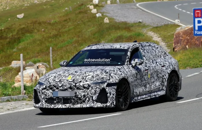 spy photos the 2027 audi rs 6 avant clearly enjoys the scenic mountain range routes of the alps 274071 1