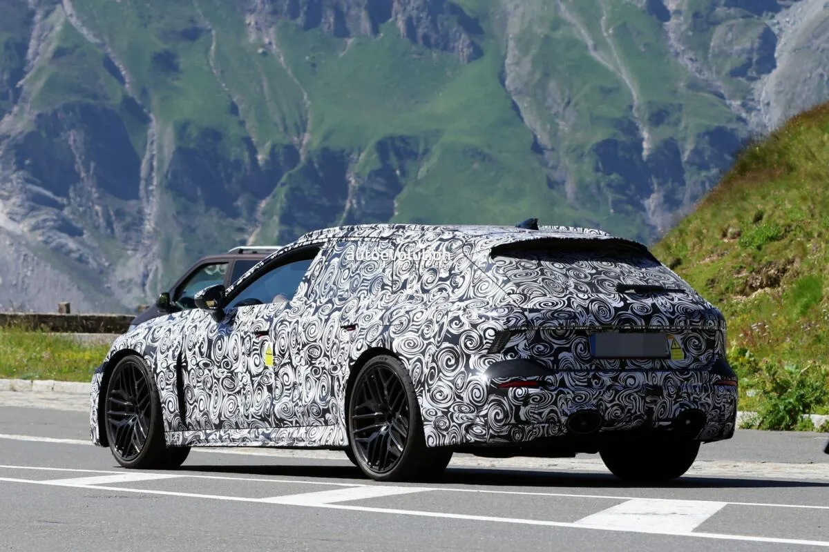 spy photos the 2027 audi rs 6 avant clearly enjoys the scenic mountain range routes of the alps 12