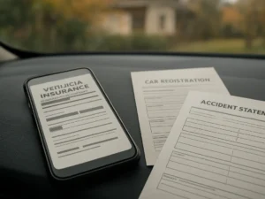 3 automobilio dokumentus telefone susitvarkiau prieš ilgesnes keliones: draudimo galiojimą randu per minutę