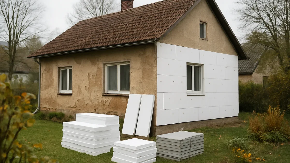 50 m² fasado šiltinimo sąmatas sutikrinau su APVA kvietimu: 4 000–7 000 € darbai paramos dar negarantuoja