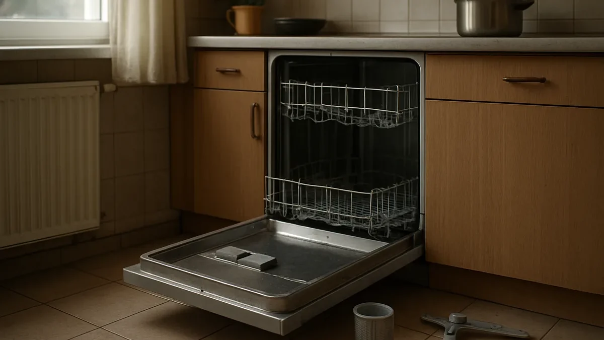 Indaplovės filtrą ir purkštukus išvalau per 15 minučių: stiklinėse nebelieka smulkių maisto dalelių