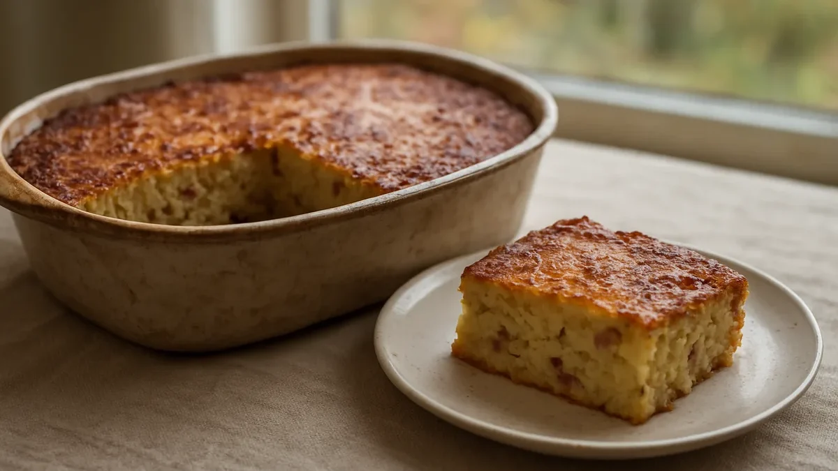 Iš 1 kg šviežių bulvių kepu kugelį su šonine: už maždaug 4,50 € vidus iškepa, o viršus apskrunda