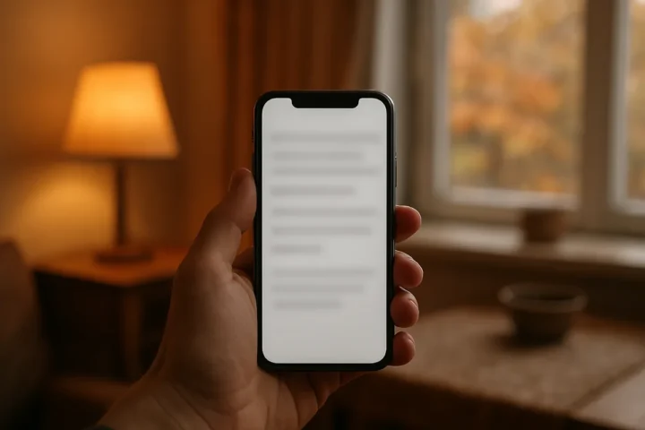 Kai vakare skaitau telefone, kas 20 minučių žvilgsnį nukreipiu į tolį: akys mažiau pavargsta