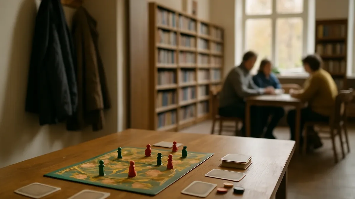 Pirmą šalčio savaitę bibliotekos kalendoriuje randu nemokamą žaidimų popietę: užrašai parodo, ar pokalbiai keičia nuotaiką
