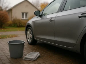 Po 20 minučių plovimo apžiūrėjau durų apačias: ten radau purvo, kurio nuo šono nė nesimatė