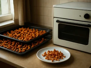 Turguje pirktas 1 kg voveraičių džiovinu orkaitėje: po 8 valandų tikrinu, ar jos trapios ir kvapnios