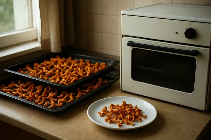 Turguje pirktas 1 kg voveraičių džiovinu orkaitėje: po 8 valandų tikrinu, ar jos trapios ir kvapnios
