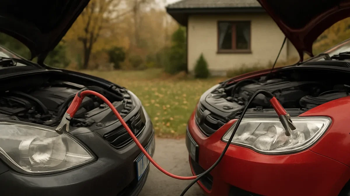 Užvedimo laidus už 20–40 € išbandau tarp abiejų šeimos automobilių: 3 metrai ne visada pasiekia