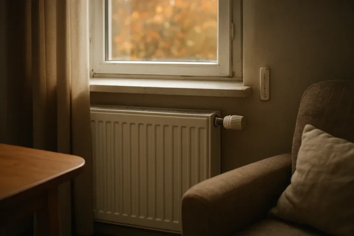 Viename kambaryje radiatorių nuleidau viena padala savaitei: pagal 2026 m. tarifą skirtumas siekė 1,46 €